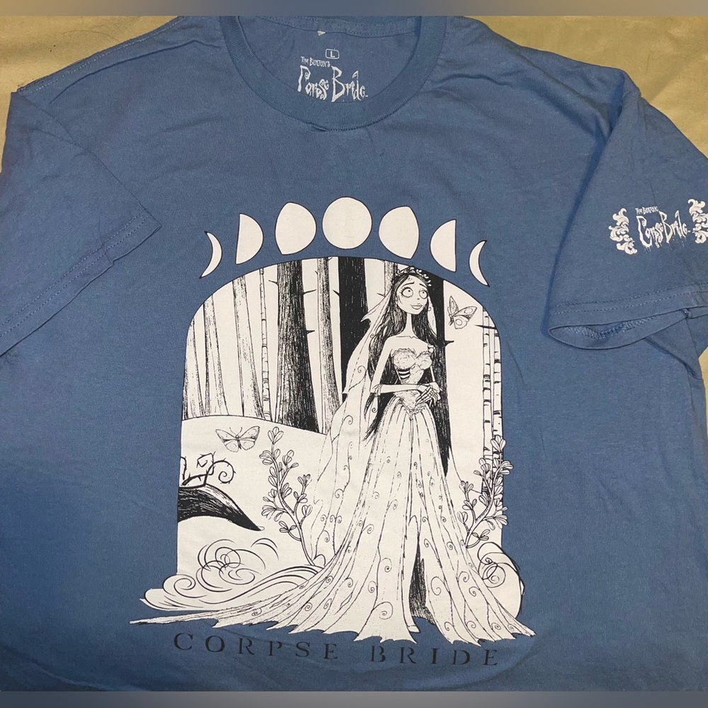 Corpse Bride Blue T-Shirt Large